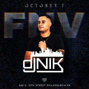 Friday Night Vibe: DJ NIK